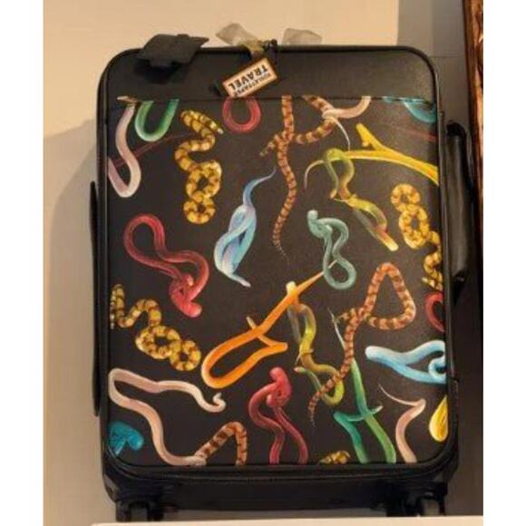 Seletti Toiletpaper Travel Trolley Snakes Suitcase - Picture 1 of 1